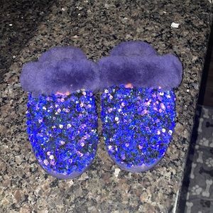 Purple Ugg slippers